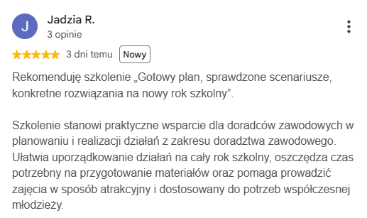 jadwiga rej opinia google